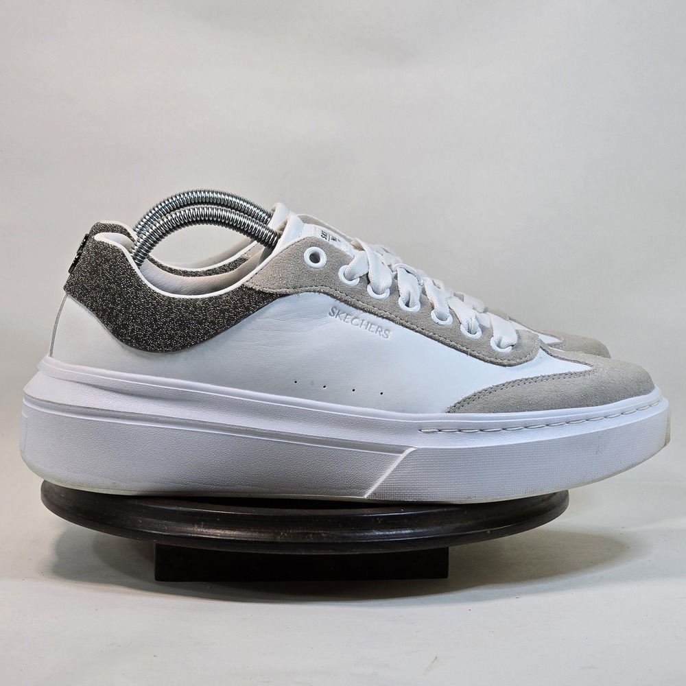 Skechers Shoes Mens Size 11 White Gray Martha Stewart SN158822 Casual Sneakers